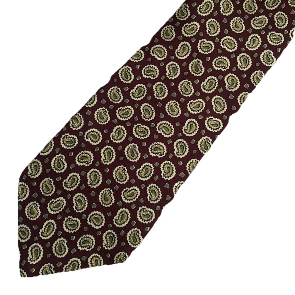Vintage Burberry 100% Silk Printed Men’s Tie